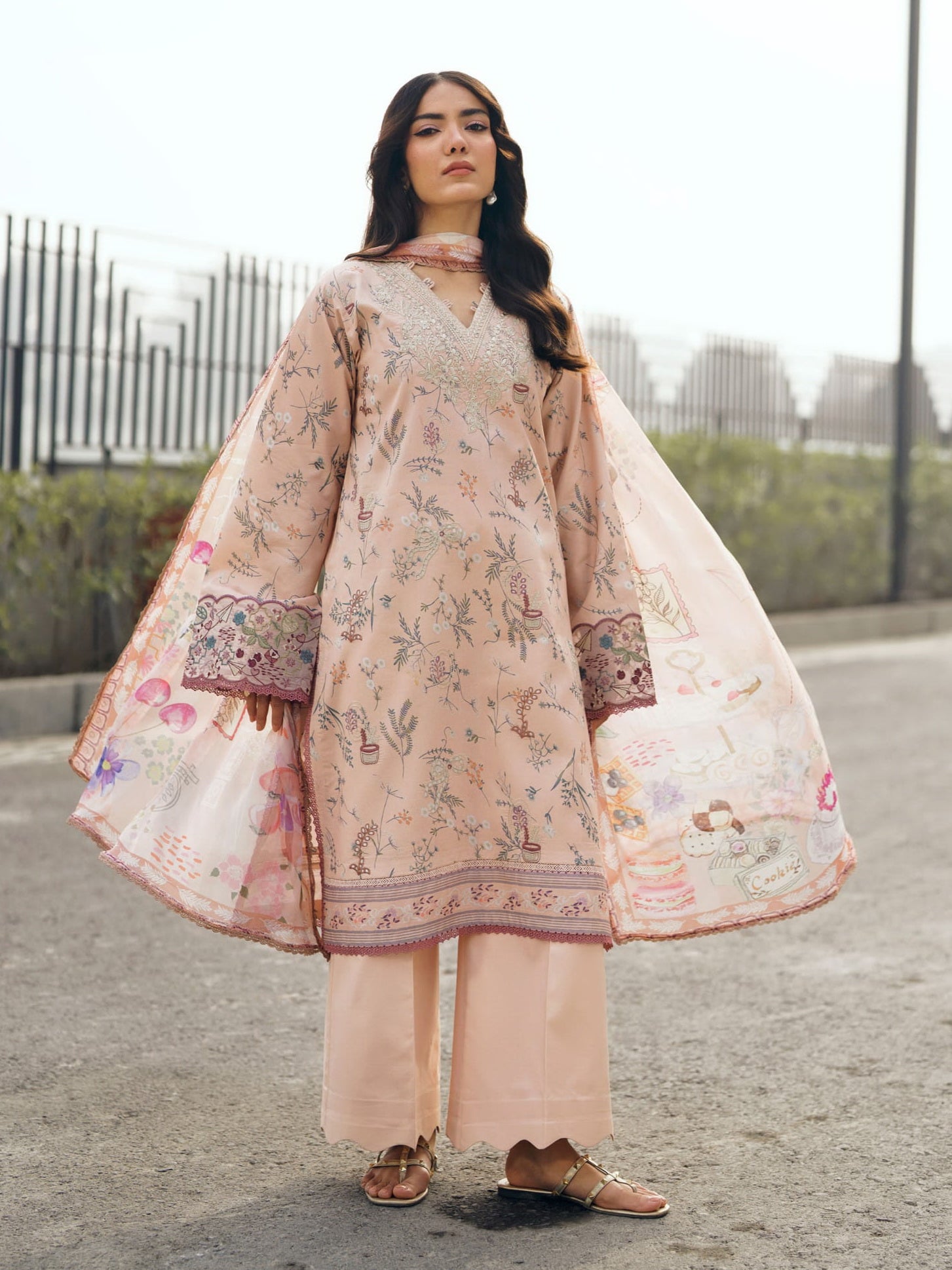 Zync by Florent Embroidered Lawn Vol:2 FZ-3A Vol:2