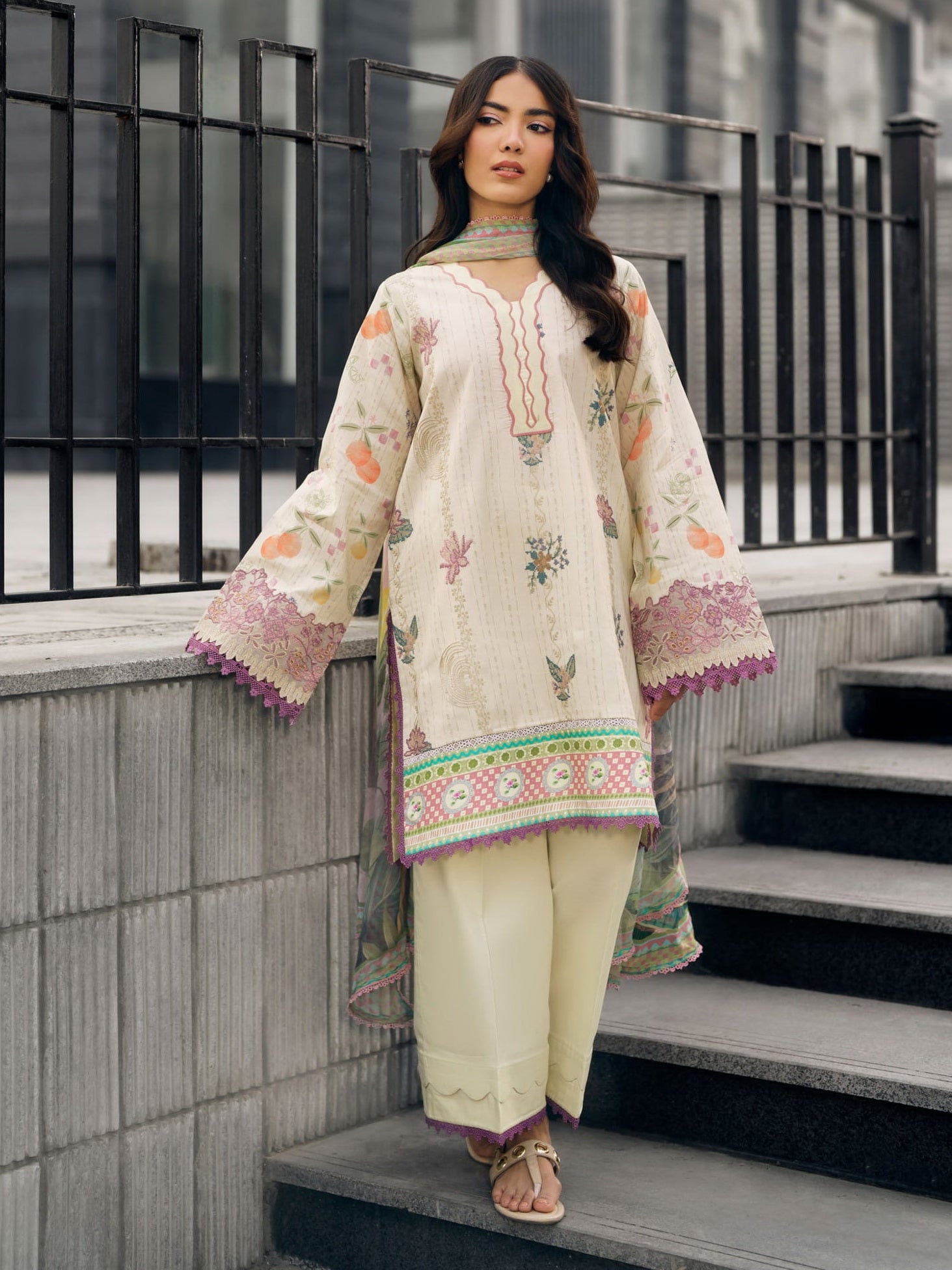 Zync by Florent Embroidered Lawn Vol:2 FZ-5A Vol:2