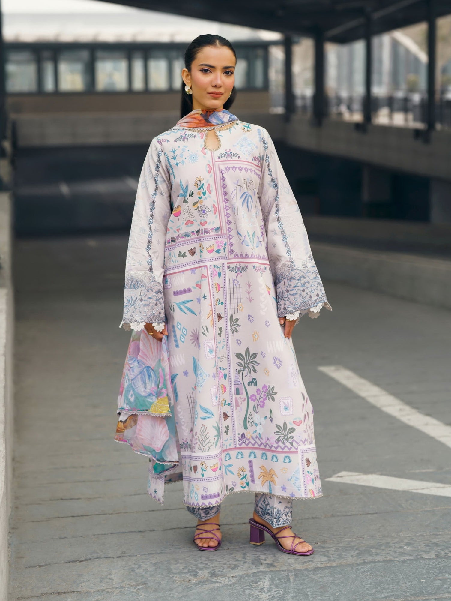 Zync by Florent Embroidered Lawn Vol:2 FZ-9B Vol:2