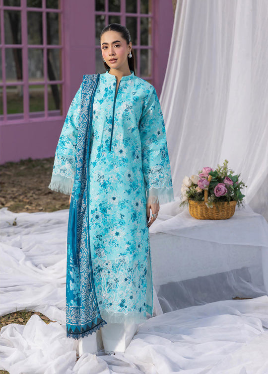 RajBari S/S Lawn Summer Printkari Exclusive (D-02)