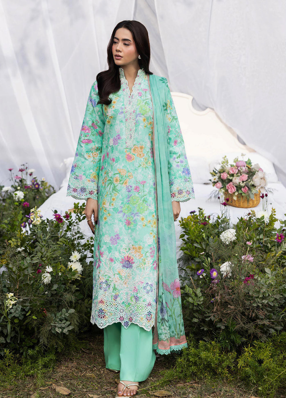 RajBari S/S Lawn Summer Printkari Exclusive (D-08)