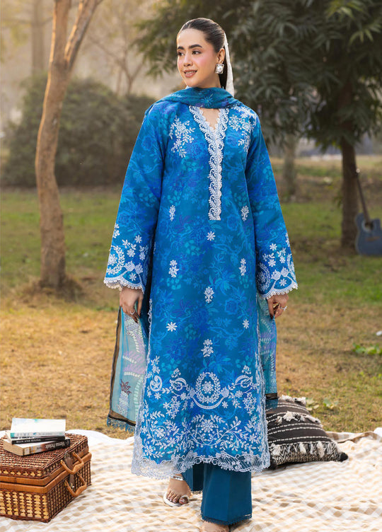 RajBari S/S Lawn Summer Printkari Exclusive (D-12)