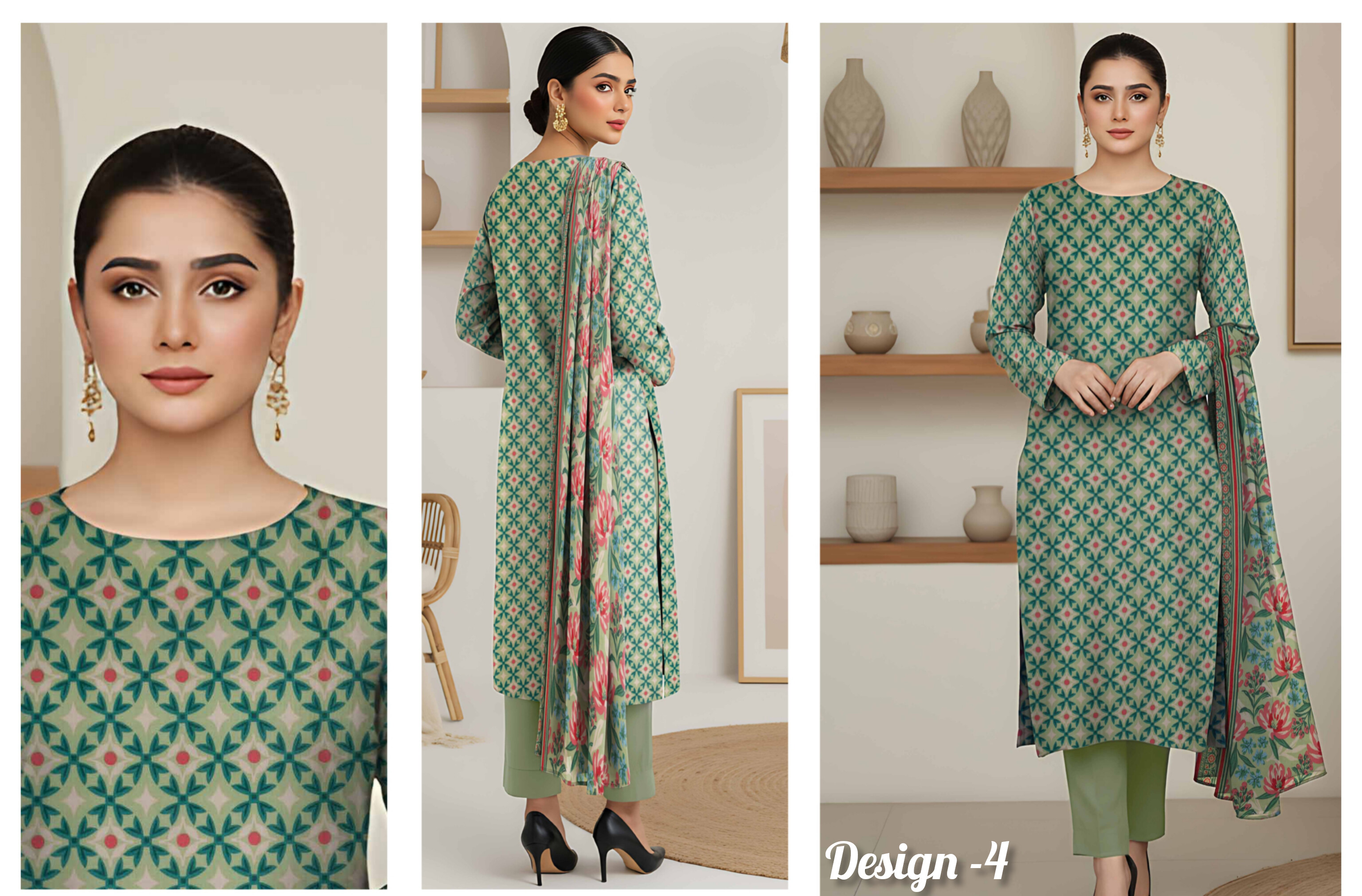 BISMA BY FIZA NOOR LAWN (vol-5) Design-4