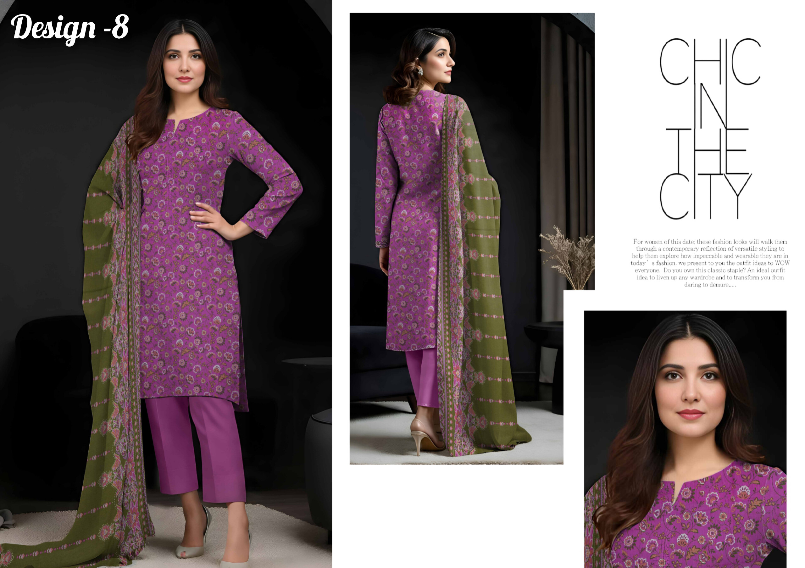 BISMA BY FIZA NOOR LAWN (vol-5) Design-8