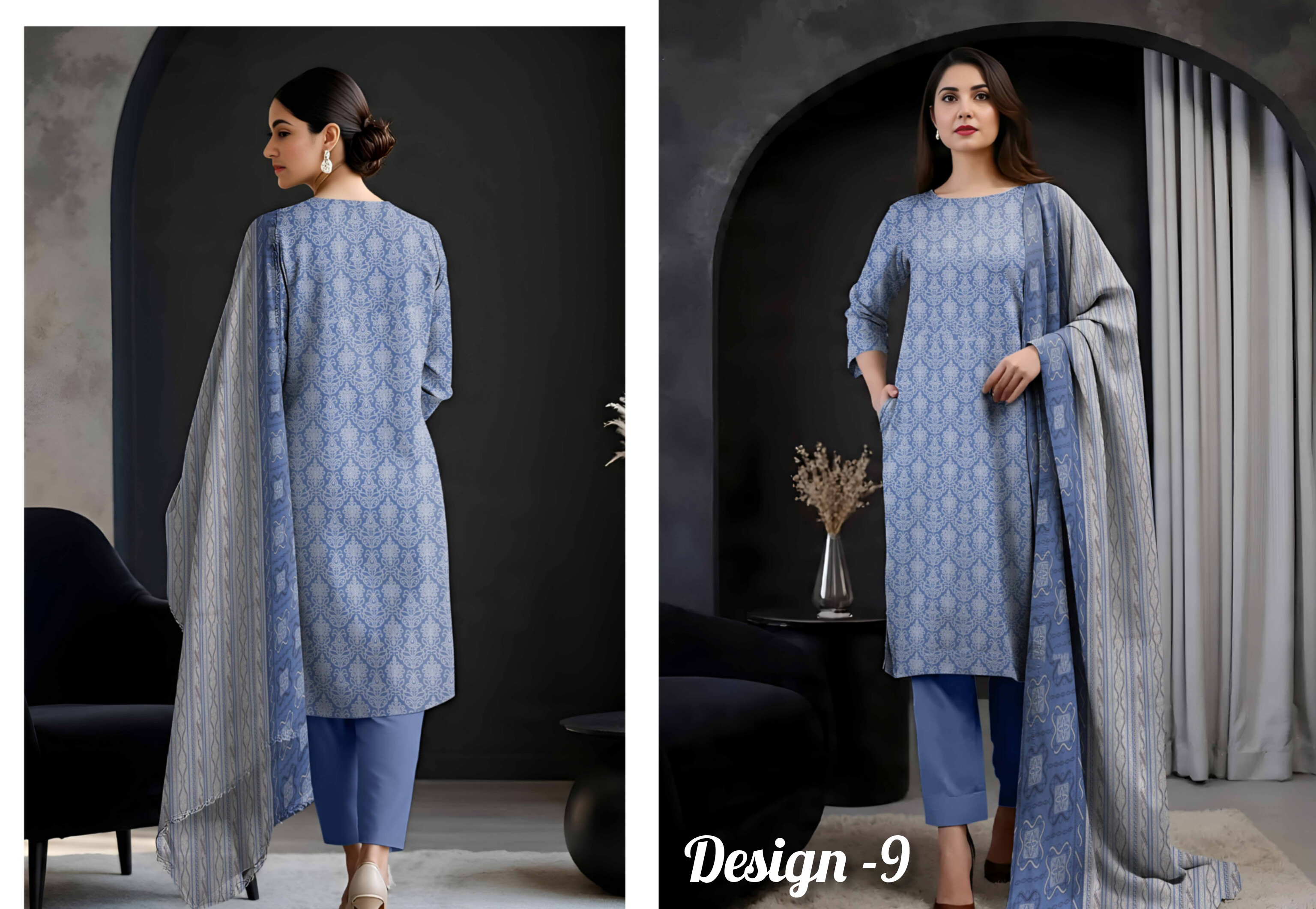 BISMA BY FIZA NOOR LAWN (vol-5) Design-9