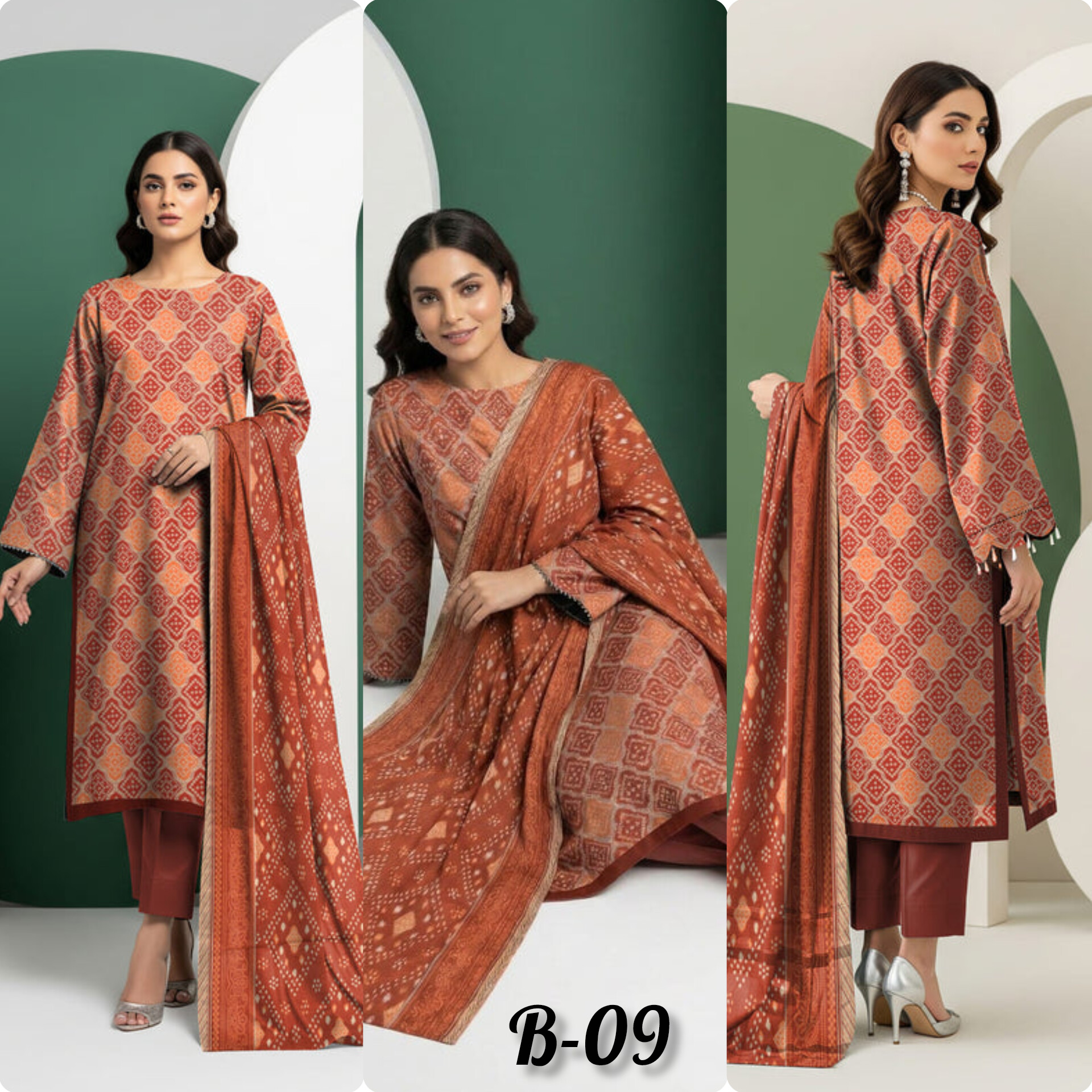 BISMA BY FIZA NOOR LAWN (vol-6) B-09