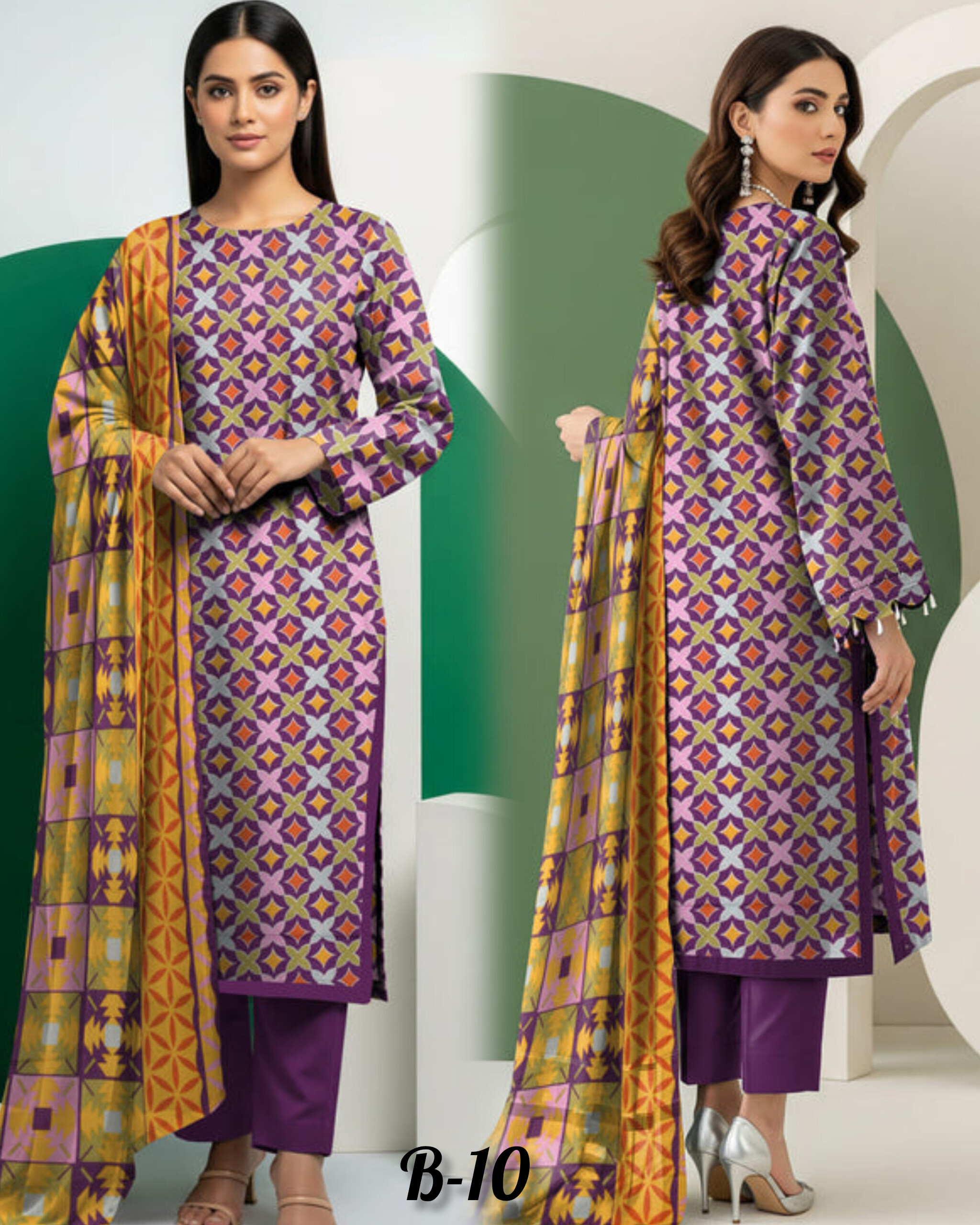 BISMA BY FIZA NOOR LAWN (vol-6) B-10