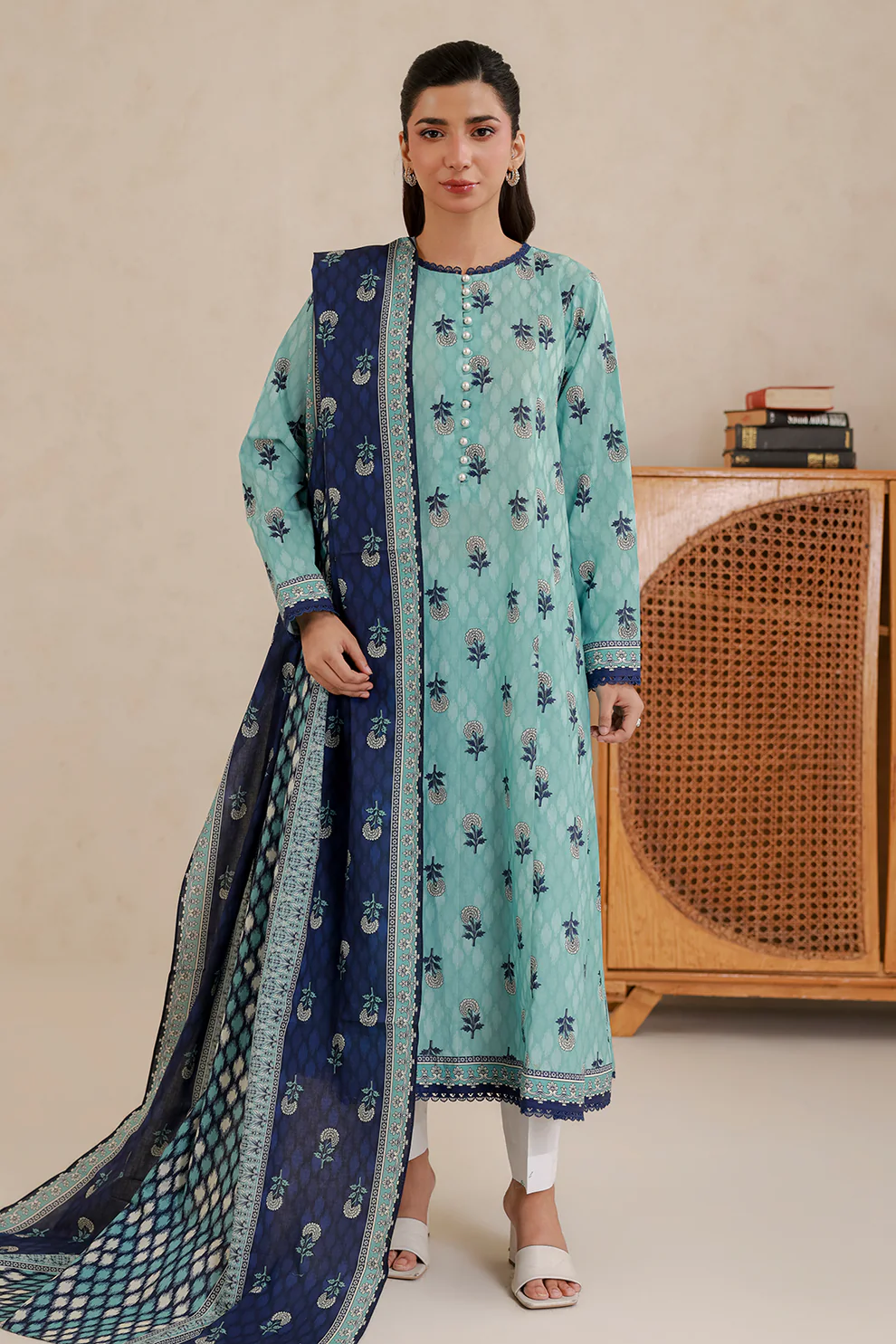 Unstiched Lawn Collection BY Zellbury (WUS26X20922  )