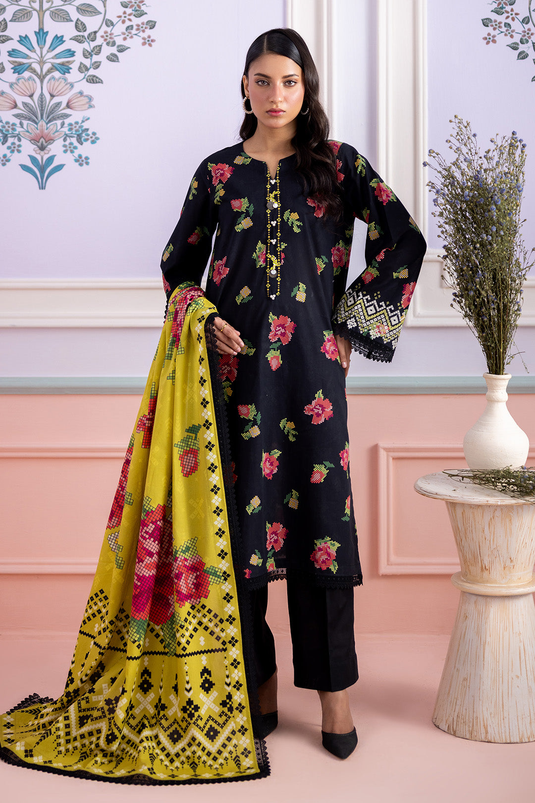 Unstiched Lawn Collection BY Zellbury (WUS26E20599 )