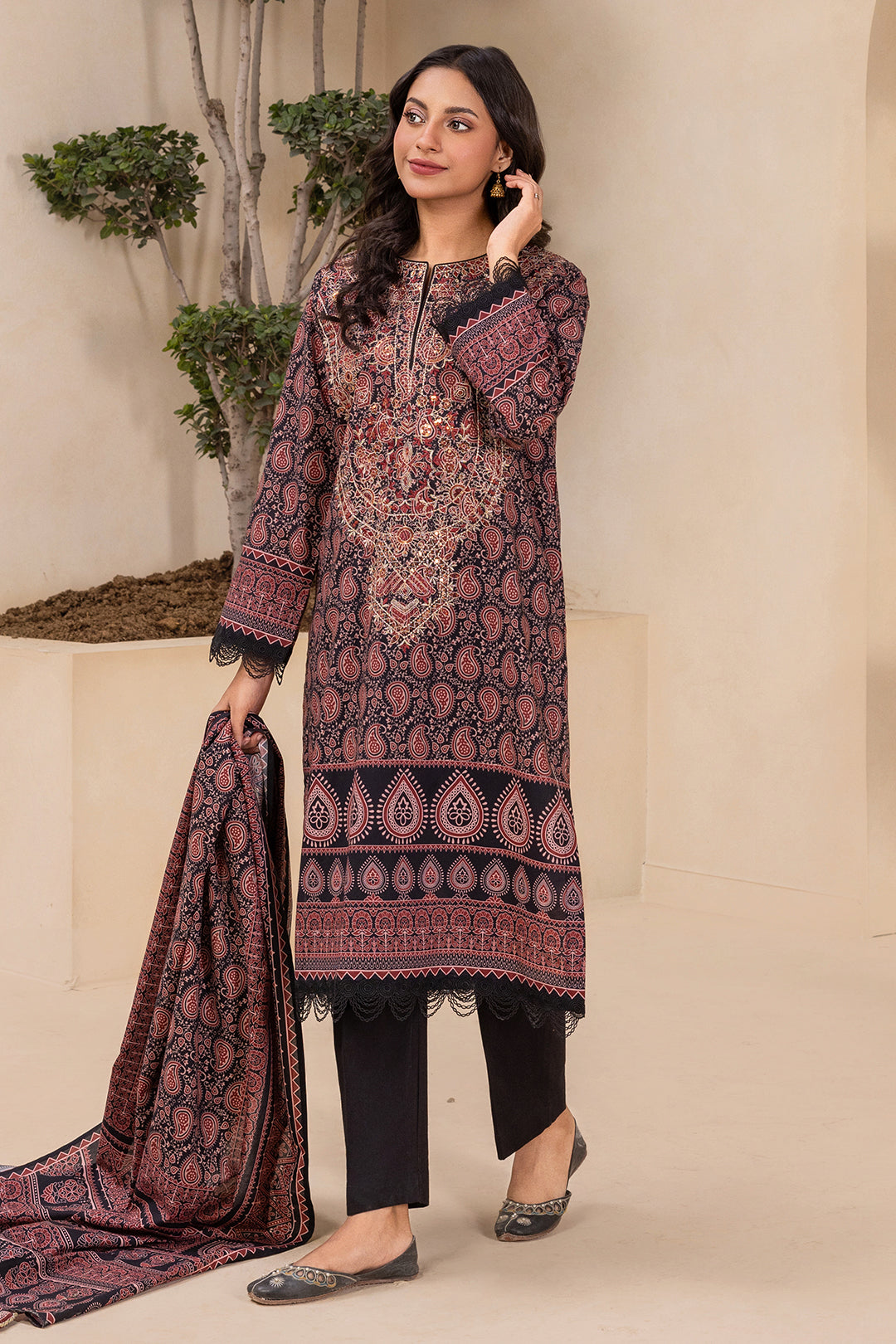 Unstiched Lawn Collection BY Zellbury (WUS26E30639)