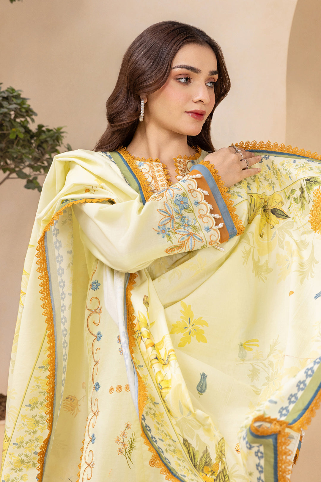 Unstiched Lawn Collection BY Zellbury (WUS26E30570 )