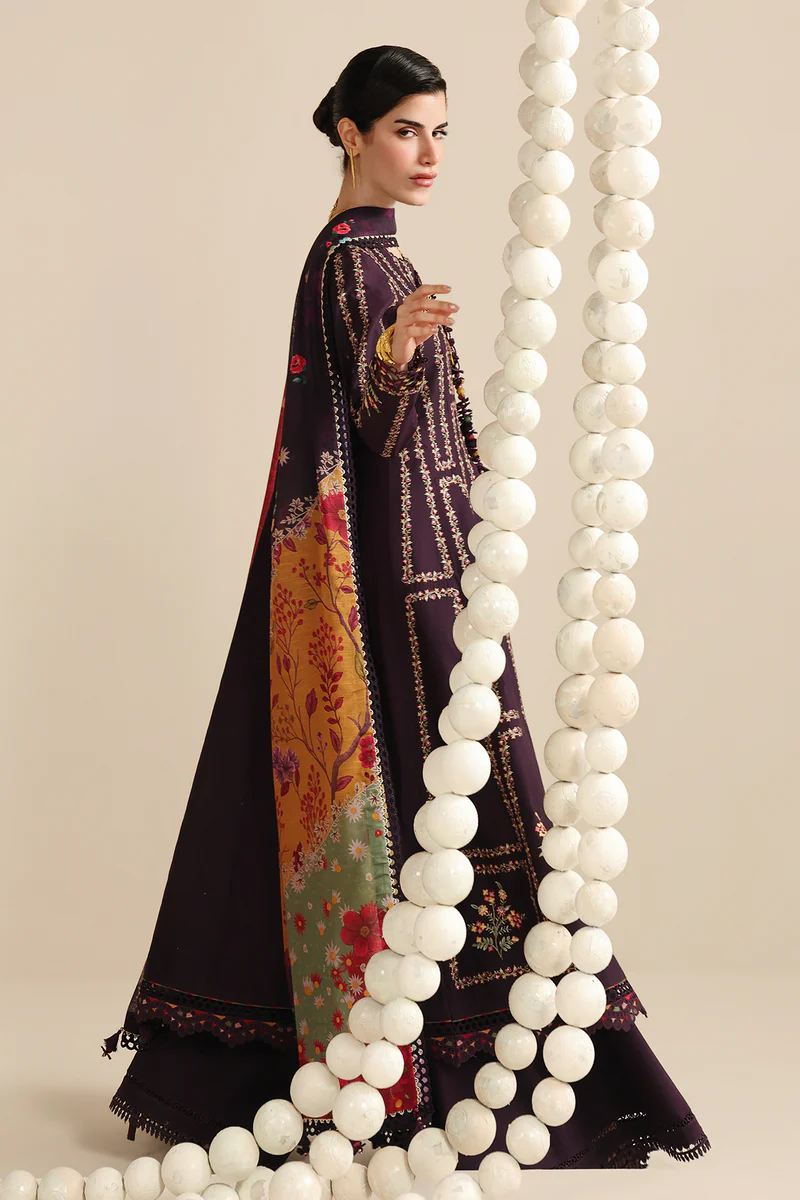 Jazmin Iris EMBROIDERED LAWN IL26-D06