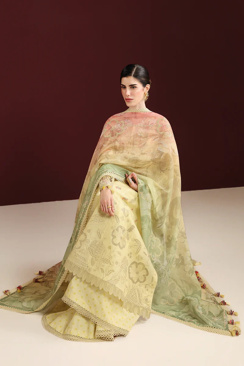 Jazmin Iris EMBROIDERED LAWN IL26-D07