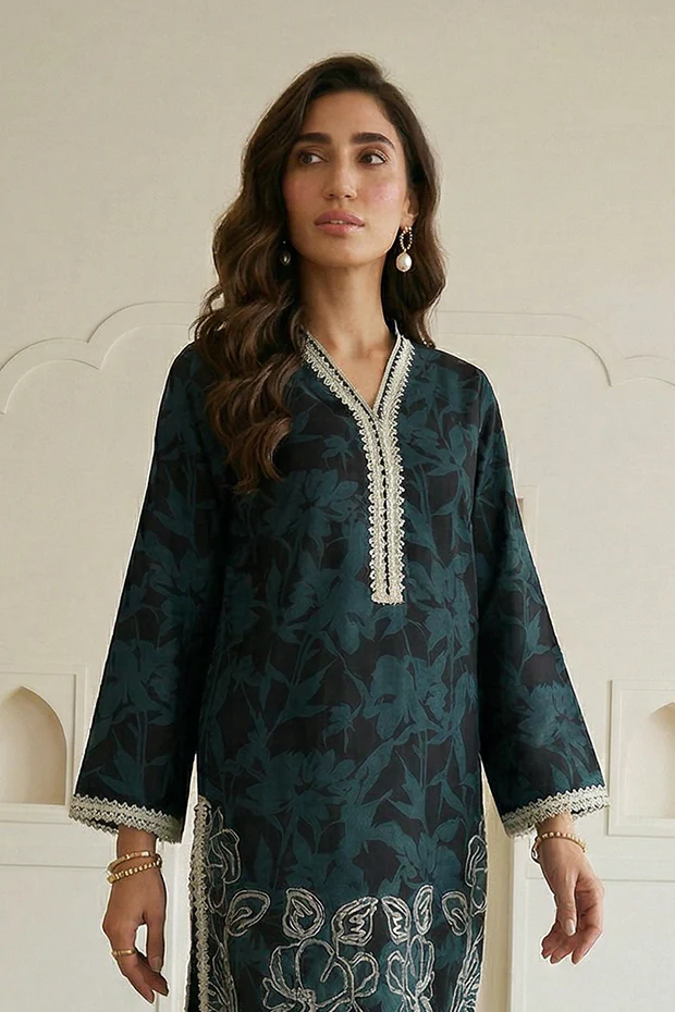 Unstiched Lawn Collection BY Zellbury (WUS26E20671 )