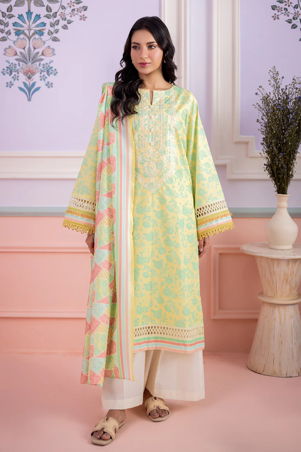 Unstiched Lawn Collection BY Zellbury (WUS26E20468 )