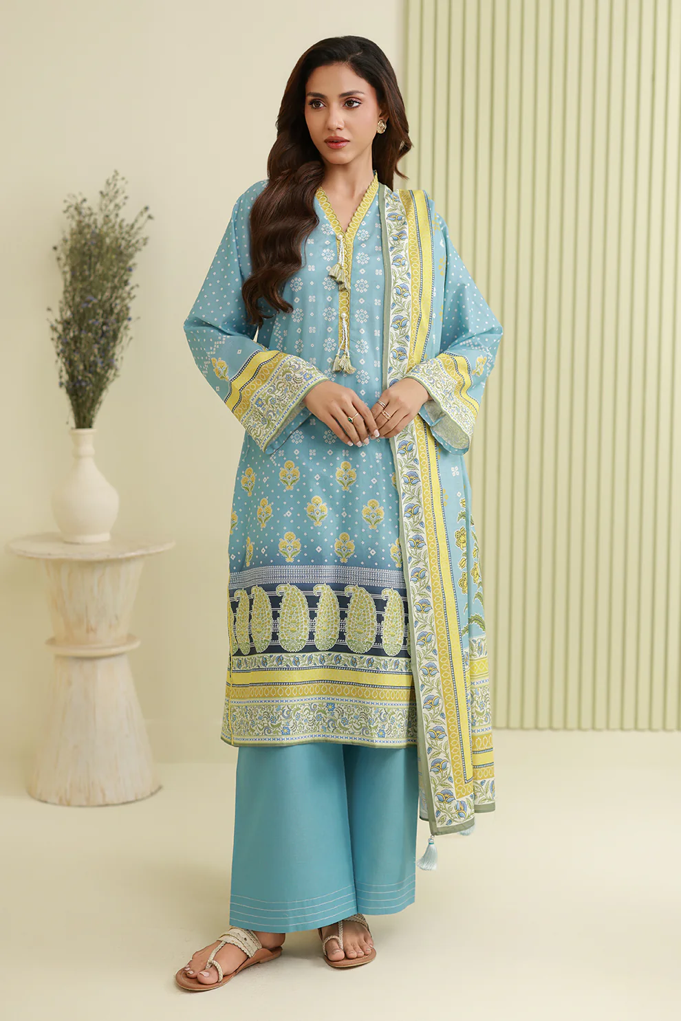 Unstiched Lawn Collection BY Zellbury (WUS26X30840 )