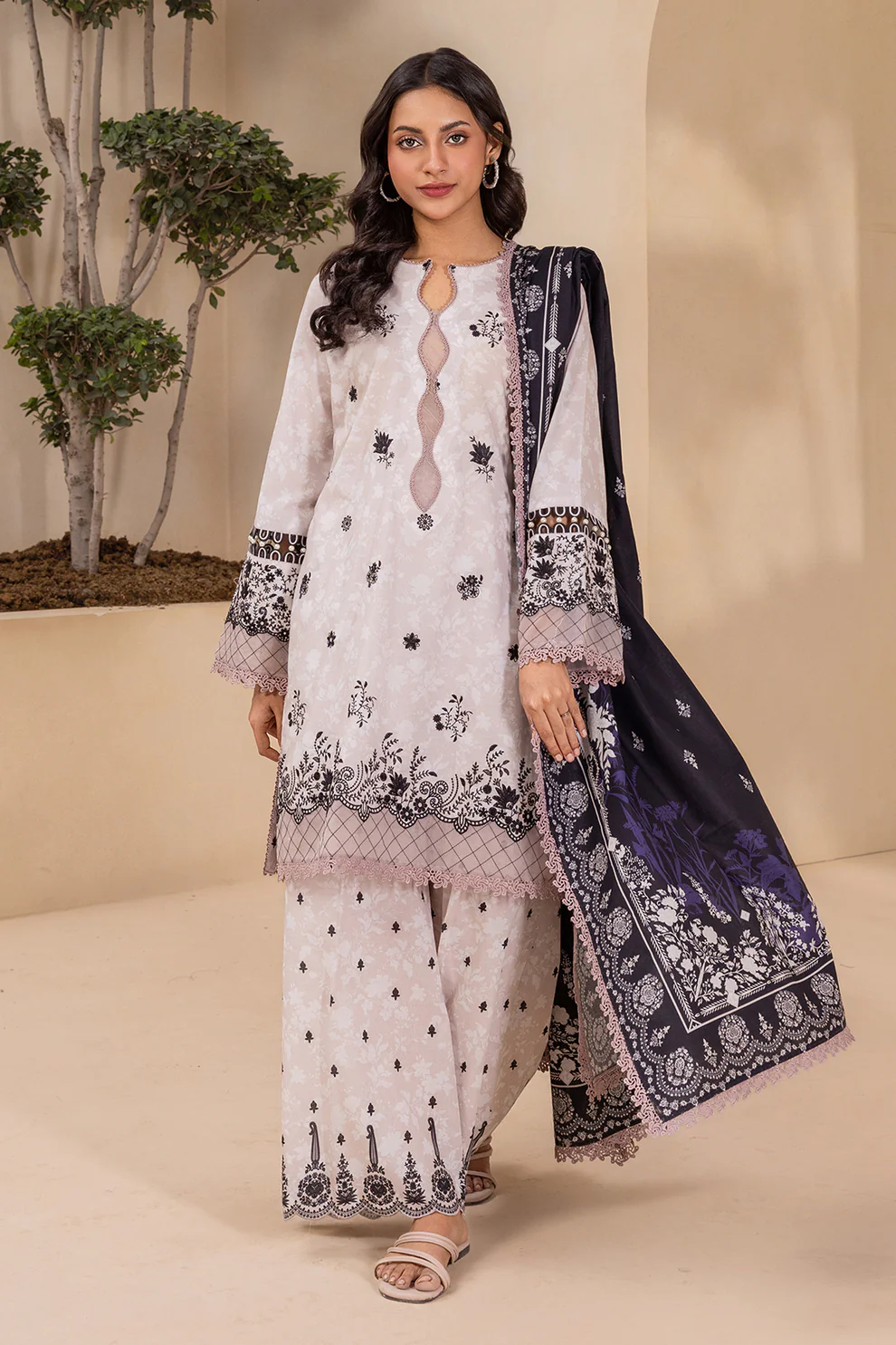 Unstiched Lawn Collection BY Zellbury (WUS26E30782 )