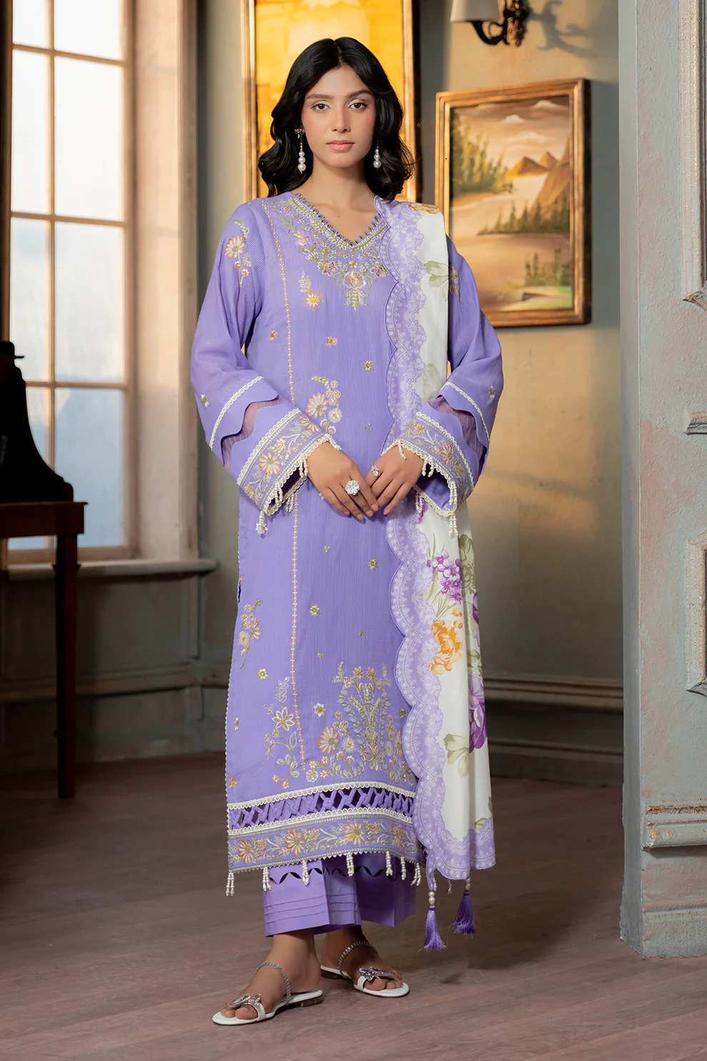 Unstiched Lawn Collection BY Zellbury (WUS26E30508 )