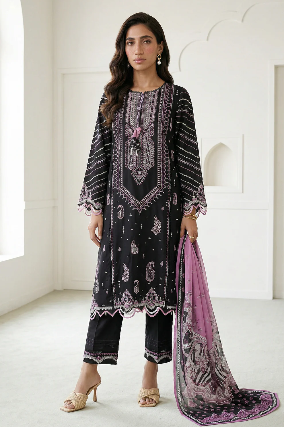Unstiched Lawn Collection BY Zellbury (WUS26E30649 )