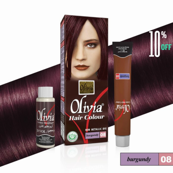 Olivia Hair Color (Burgundy 08)