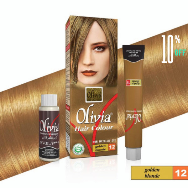 Olivia Hair Color ( Golden Blonde 12)