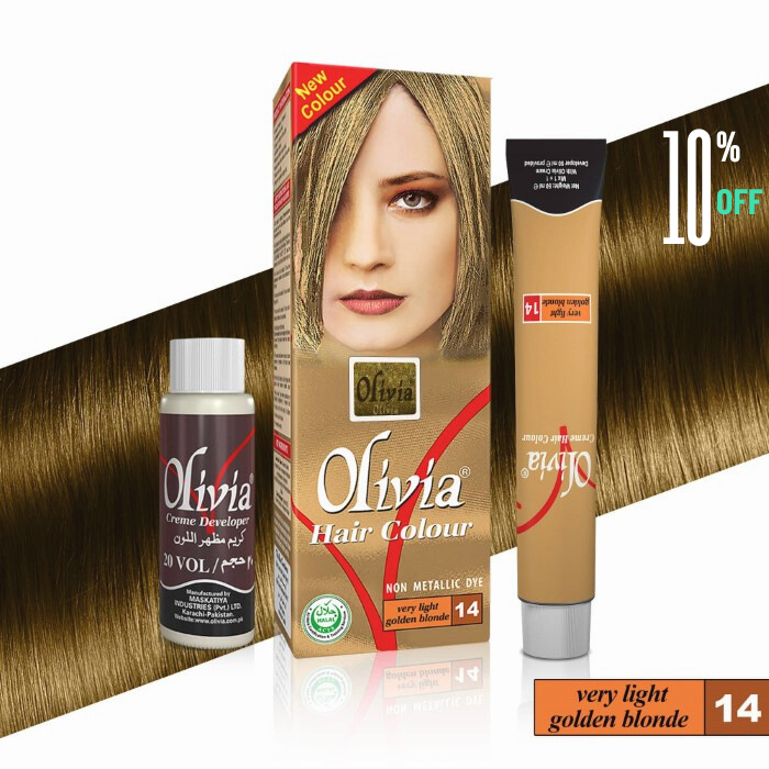 Olivia Hair Color 14(Very Light Golden Blonde)a