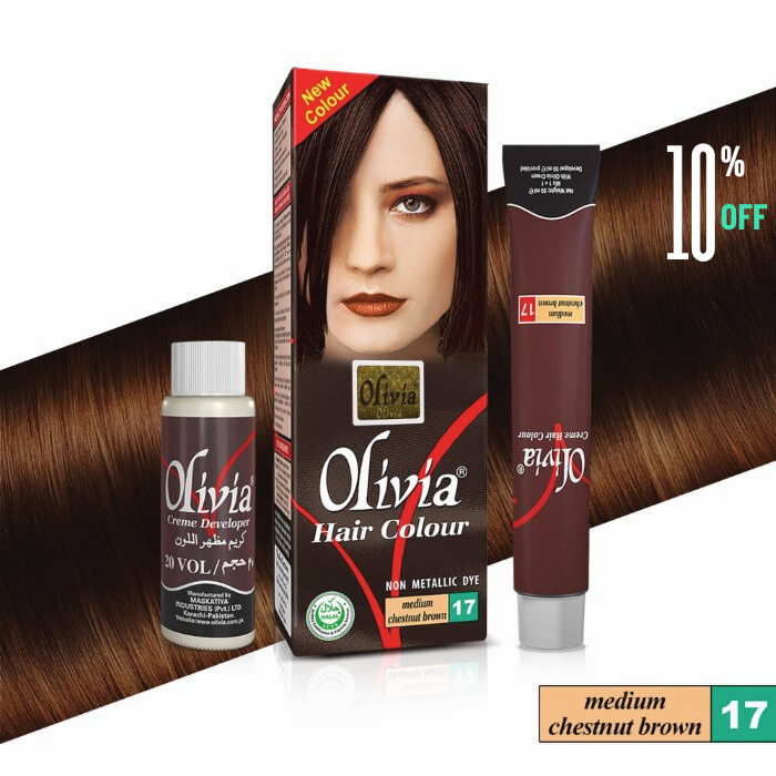 Olivia Hair Color 17 Medium Chestnut Brown