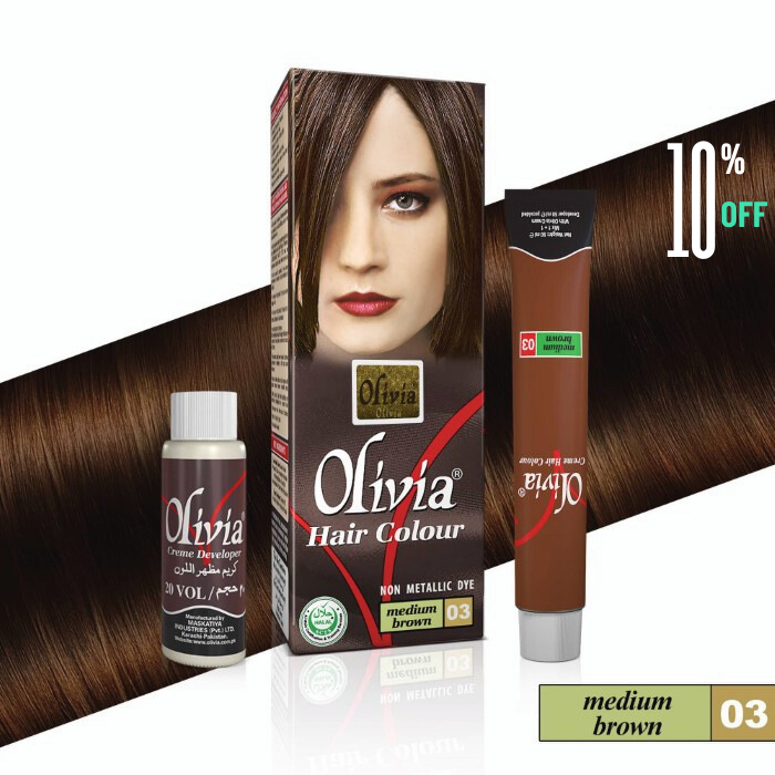 Olivia Hair Color 03 Medium Brown