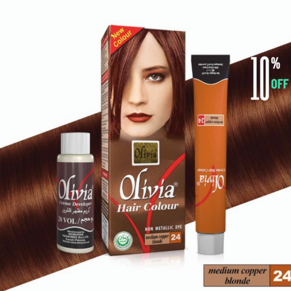 Olivia Hair Color 24 Medium Copper Blonde