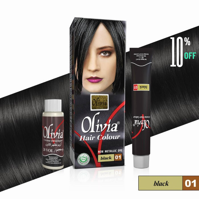 Olivia Hair Color Black 01 , Natural