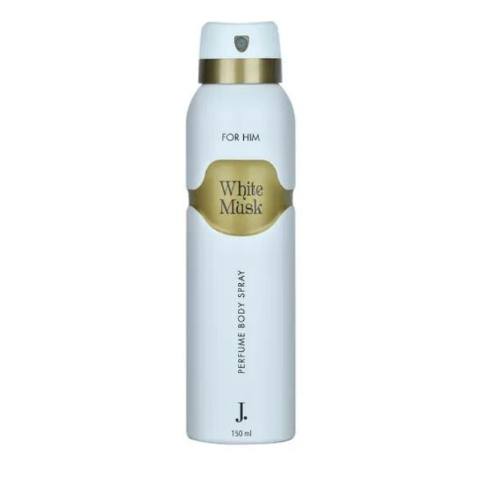 White Musk J. Body Spray, 150ml,